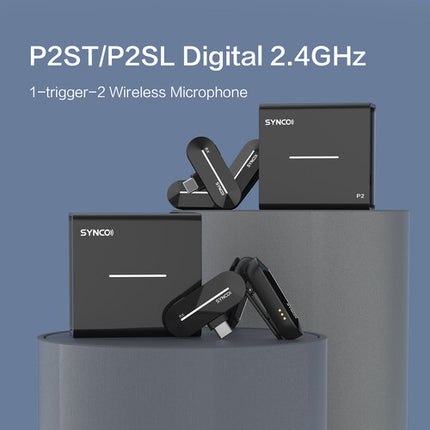 Synco WAir-P2SL Sistema de Micrófono Inalámbrico 2 Personas 15 Horas Autonomía Conector Lightning