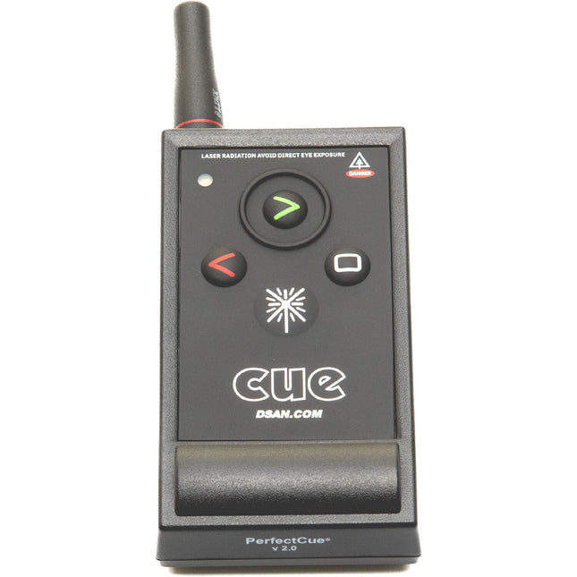 Dsan PC-AS4-GRN transmisor inalámbrico 4 botones 300 ft láser verde PerfectCue