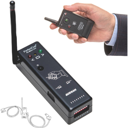 Dsan PerfectCue Micro Sistema de señalización ultracompacto 300 pies rango 43392 MHz