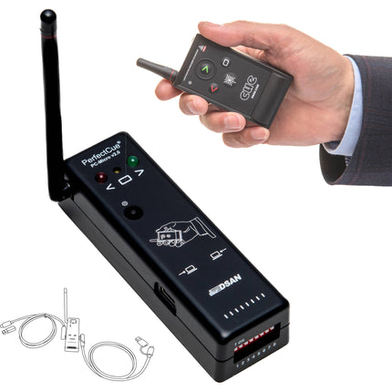Dsan PerfectCue Micro Sistema Ultracompacto de Señales RF 300 Pies 256 Canales