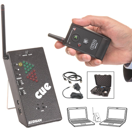 Dsan PerfectCue Mini Sistema de Señales Luz Compacta y Transmisor Inalámbrico 300 pies alcance