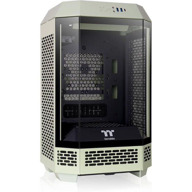 Thermaltake The Tower 250 Mini Torre Mini-ITX con 2 Ventiladores CT120 y Paneles de Cristal Templado 3mm