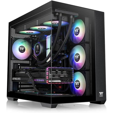 Thermaltake View 380 TG ARGB Caja PC Mid Tower ATX 415mm GPU 360mm Radiador
