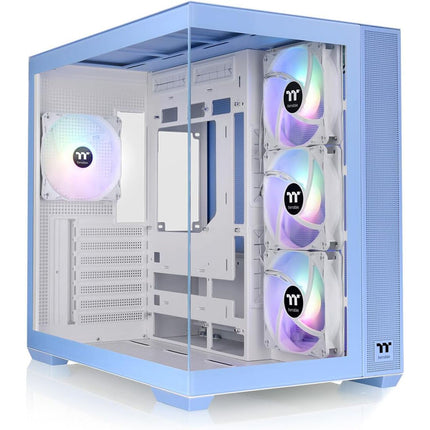 Thermaltake View 380 TG ARGB Caja PC Mid Tower ATX Azul 4 Ventiladores 120mm