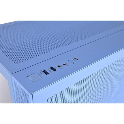 Thermaltake View 380 TG ARGB Caja PC Mid Tower ATX Azul 4 Ventiladores 120mm