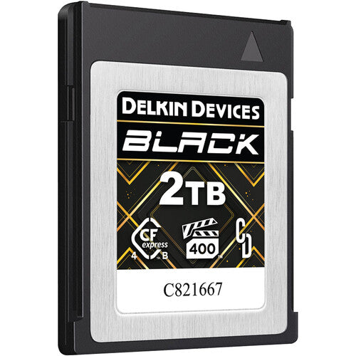 Delkin Devices 2TB CFexpress Tipo B 4.0 Tarjeta de Memoria 3700MBs lectura 3220MBs escritura