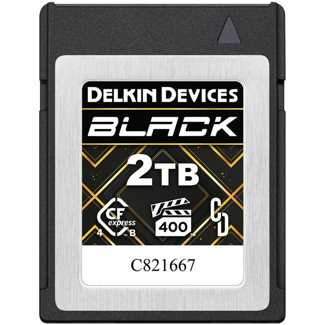 Delkin Devices 2TB CFexpress Tipo B 4.0 Tarjeta de Memoria 3700MBs lectura 3220MBs escritura