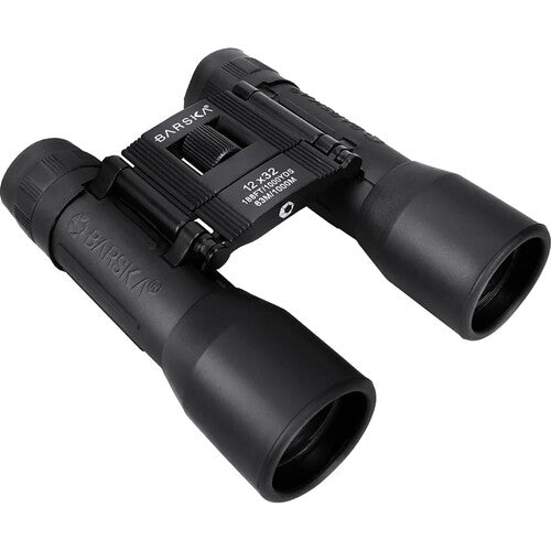 Barska 12x32 Prismáticos 12x Ampliación Lentes 32mm con Funda y Correa
