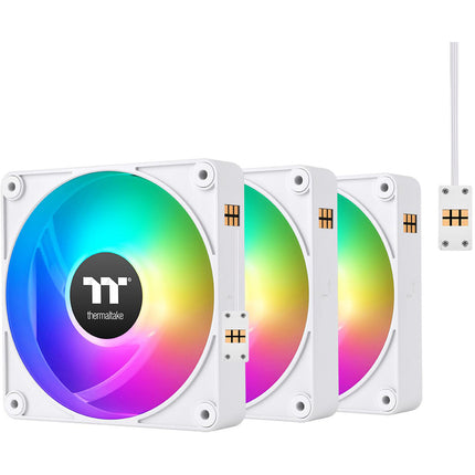 Thermaltake CT140 EX Ventilador PC 140mm ARGB 3-Fan Pack Blanco