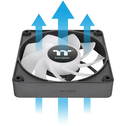 Thermaltake CT120 EX Ventilador PC 120mm 2000rpm 68CFM 3-Pack Negro