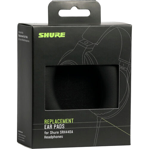 Shure Earpads para auriculares SRH440A repuesto par con garantía 2 años