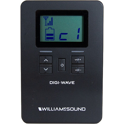 Williams Sound DLR 400 ALK Receptor Digi-Wave 400 con Baterías Alcalinas y Sonido Digital Cristalino