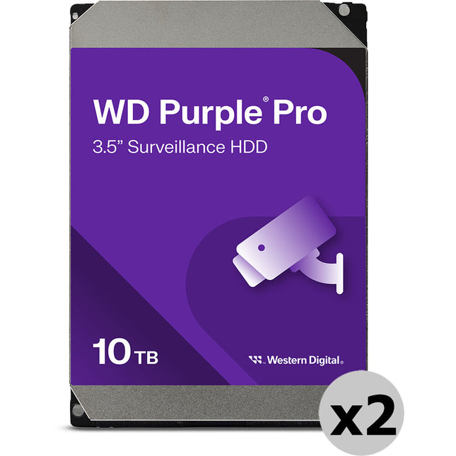 WD 10TB Purple Pro Disco Duro Interno Vigilancia 7200 rpm SATA III 3.5"