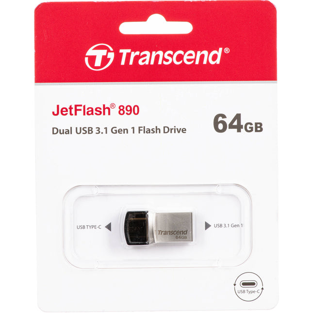 ARRI Transcend JF890S JetFlash Memoria USB 64GB USB 3.1 Gen 1