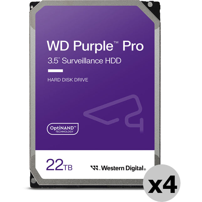 WD 22TB Purple Pro Disco Duro Interno Vigilancia 7200 rpm 3.5 pulgadas SATA III