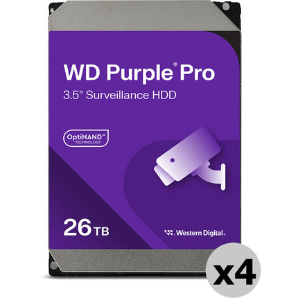 WD 26TB Purple Pro 7200 rpm SATA III Disco Duro Interno 3.5" 512MB Cache