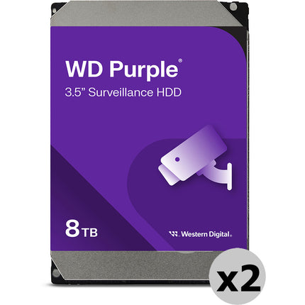 WD 8TB Purple HDD Vigilancia 3.5" SATA III 256MB Cache 5640 rpm