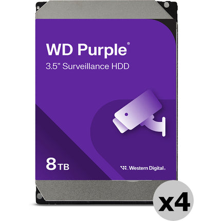 WD 8TB Purple Disco Duro Interno 3.5" SATA III 5640 rpm 256MB Cache