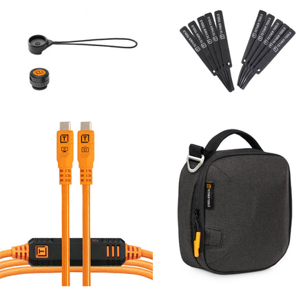 Tether Tools TetherPro Optima Kit de Tethering 15 pies USB 10G Alta Visibilidad