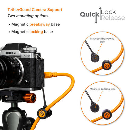 Tether Tools TetherPro Optima Kit de Tethering 15 pies USB 10G Alta Visibilidad
