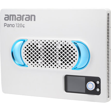 amaran Pano 120c Panel de Luz Móvil RGB COB 13 490 Lux 14x10 Pulgadas