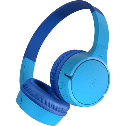Auriculares inalámbricos Belkin SoundForm Mini para niños Gen 2 azul 30 h batería limitador 85 dB