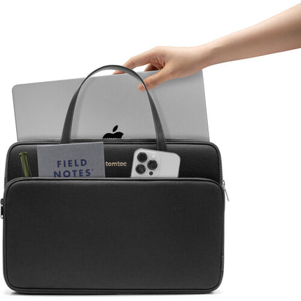 tomtoc Versatile-A12 Bolsa para Portátil 13.5 Pulgadas Negro Repelente al Agua Diseño Delgado
