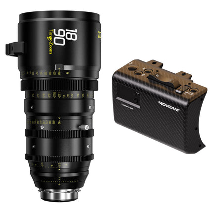 DZOFilm Tango 18-90mm T2.9 S35 Zoom Cine con Servo y Monturas PL EF
