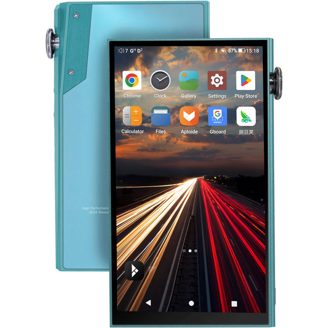 iBasso DX180 Reproductor de Audio Digital Hi-Fi Pantalla 5 Pulgadas Batería 3200mAh Azul