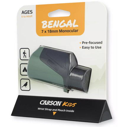 Carson 7x18 Bengal Monocular Infantil 7 Aumentos Correa Muñeca
