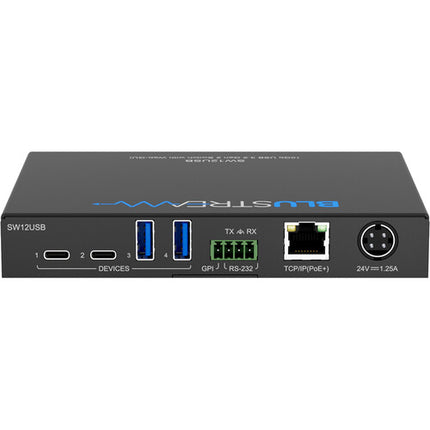 Blustream SW12USB Switch USB 3.2 Gen 2 10 Gb 2 USB-C 2 USB-A entradas