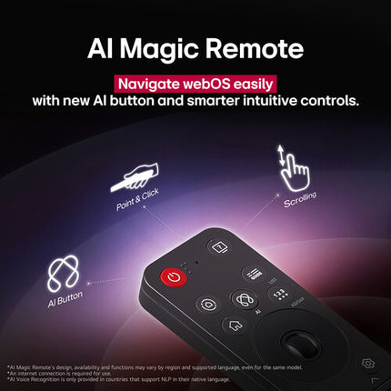LG QNED92 85" TV Mini LED 4K HDR 120Hz Smart con Magic Remote