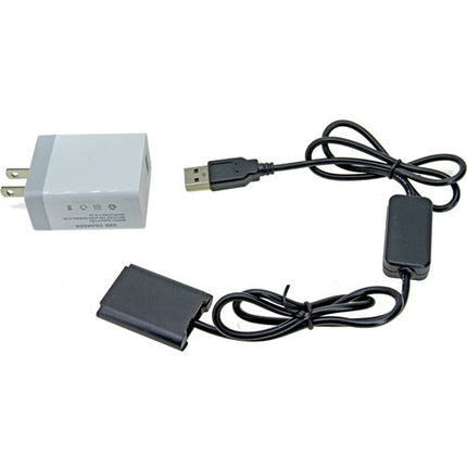 GyroVu Adaptador de Batería Dummy Sony NP-BX1 con Cable USB 3.1A 102 cm