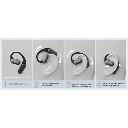 Nearity MemPod Fit 2 Auriculares Inalámbricos Abiertos Cancelación de Ruido 45 Horas Reproducción