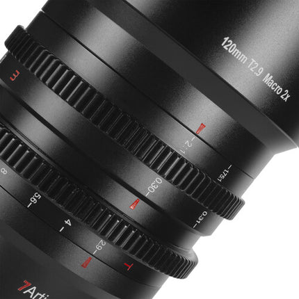 7Artisans Spectrum 120mm T2.9 Lente Macro 2x Full Frame L-Mount