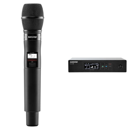 Shure QLXD4/KSM9 Sistema inalámbrico micrófono handheld cápsula KSM9 330' alcance 2560 frecuencias