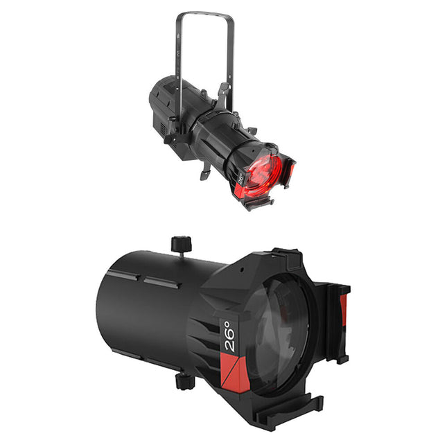 CHAUVET Professional Ovation E-910FC Motor de Luz con lente de 26° y mezcla RGBA-Lime