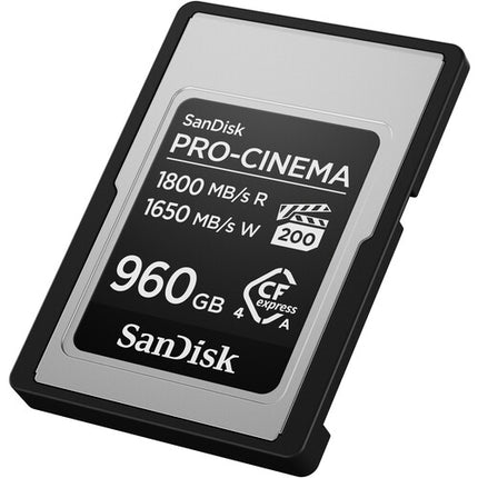 SanDisk PRO-CINEMA CFexpress Tipo A 960GB Tarjeta de Memoria 1800MBs Lectura