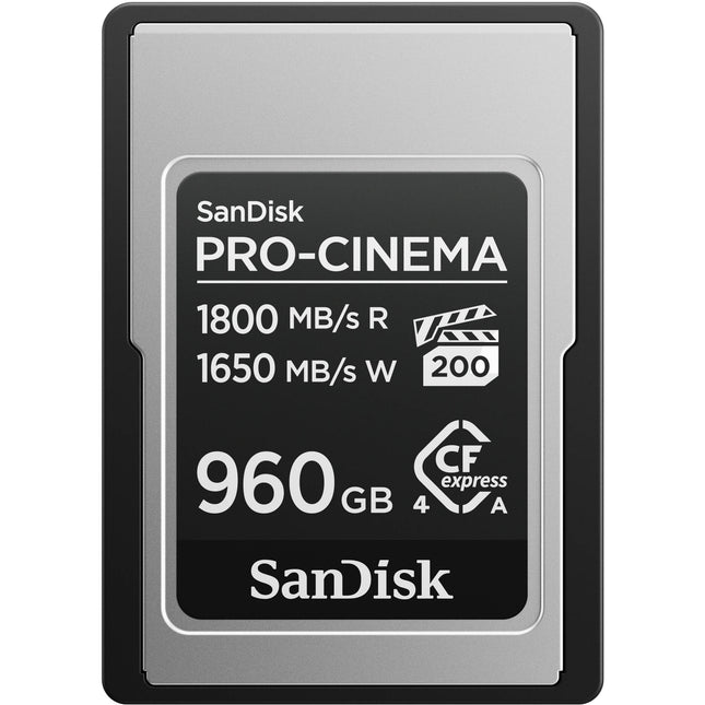 SanDisk PRO-CINEMA CFexpress Tipo A 960GB Tarjeta de Memoria 1800MBs Lectura