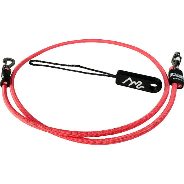 Action Sports Anchor OG60 Cordón elástico 24 a 46" y lanyard rosa intenso
