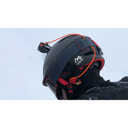 Action Sports Anchor OG60 Cordon Elástico y Lanyard 24 pulg Amarillo Flúor con Clips Dual y Sticker Gratis