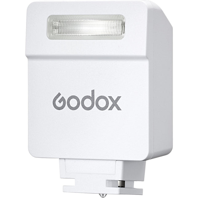 Godox IM22 Mini Flash blanco para cámara con batería litio y 5 niveles de potencia
