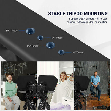 GVM Teleprompter TQ-MA para Tablets y Smartphones 8.6" Control Remoto