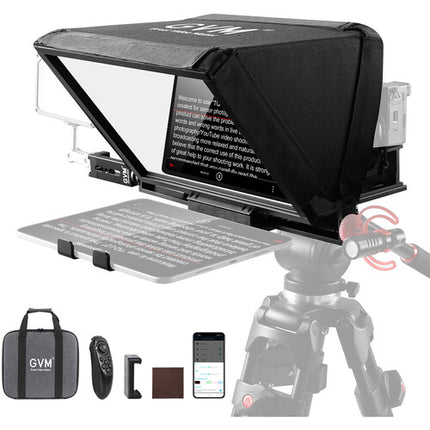 GVM Teleprompter TQ-MB Soporte para Tablets hasta 8.6" con Control Remoto