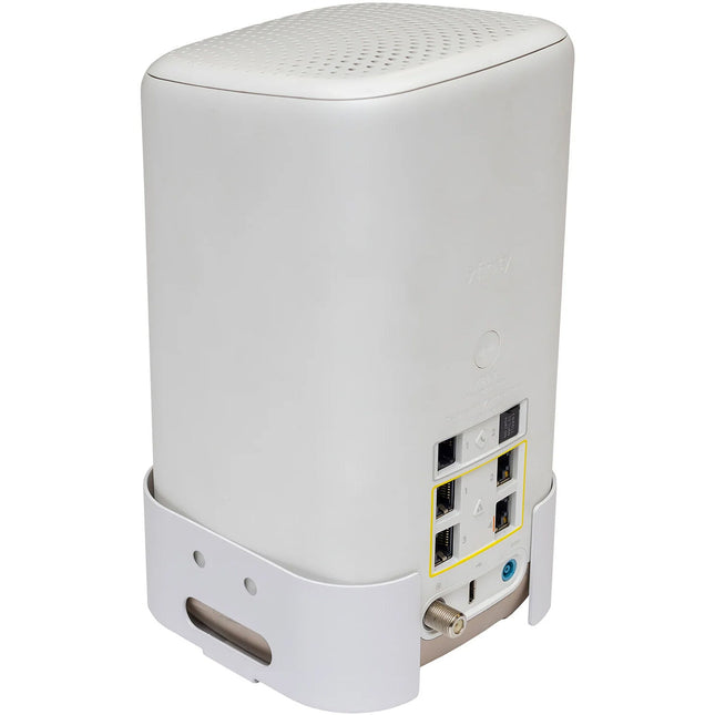 HIDEit Mounts Soporte de Pared para Módem Xfinity XB8 Blanco 16-Gauge con Accesorios