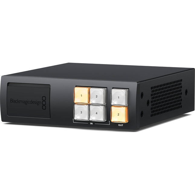 Blackmagic Design Videohub Mini 4x2 12G Router con 4 Entradas 12G-SDI y 2 Salidas 12G-SDI