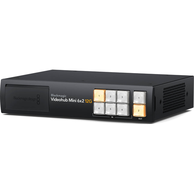Blackmagic Design Videohub Mini 6x2 Router de Video 6 Entradas 2 Salidas 12G SDI
