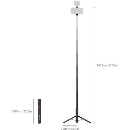 SmallRig x Drex Lee Boom ST30 Palo Selfie Bluetooth 58 Pulgadas 2.2 lb