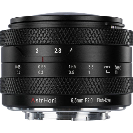 AstrHori 6.5mm f/2 Lente Ojo de Pez Ultra Gran Angular APS-C