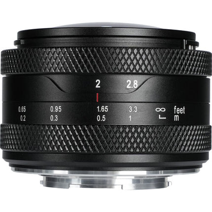 AstrHori 6.5mm f/2 Objetivo Ojo de Pez Micro Cuatro Tercios Apertura f/2 a f/22